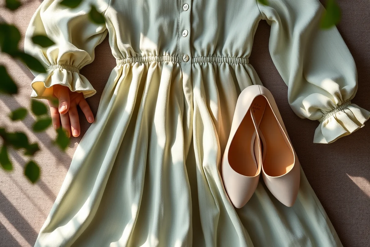 girls dress and shoes — Girls Dress And Shoes (the finished result)
